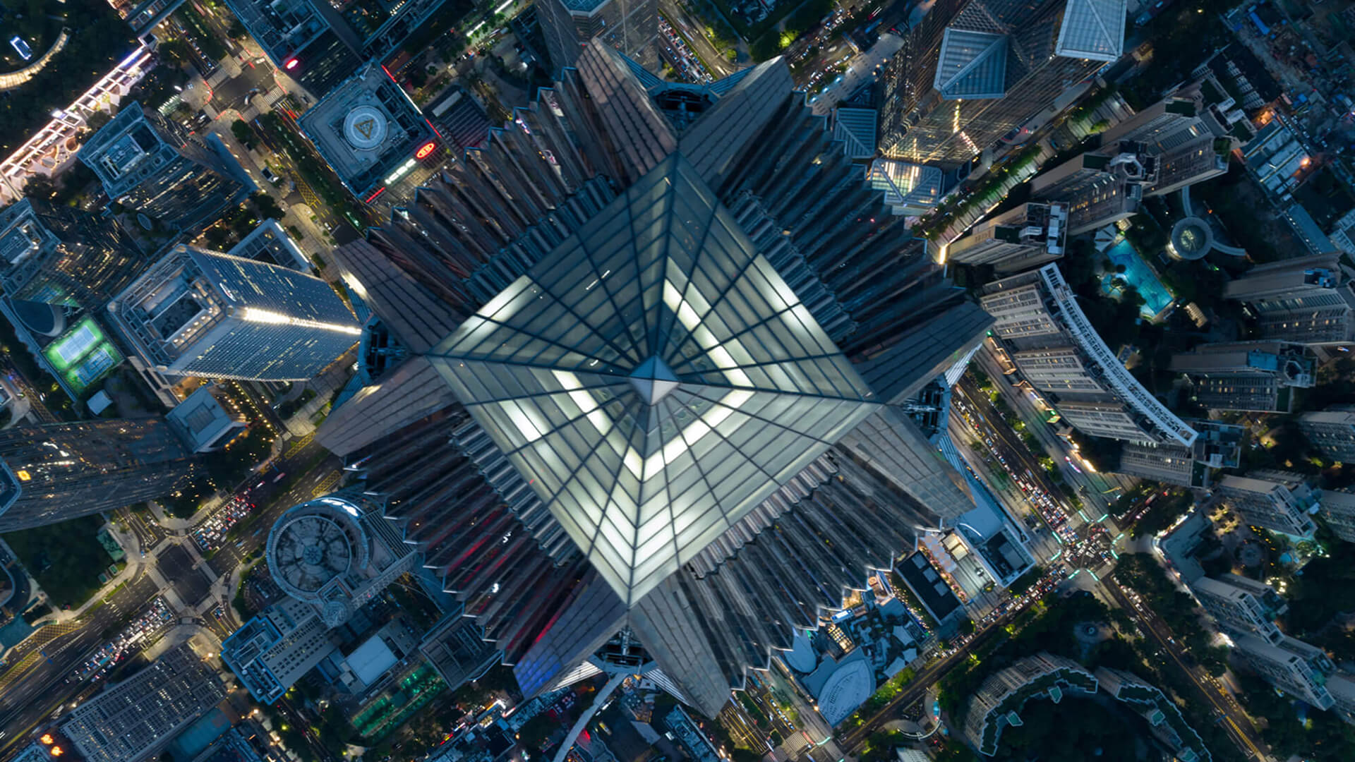 Shenzhen china circa 2022 aerial view of lands